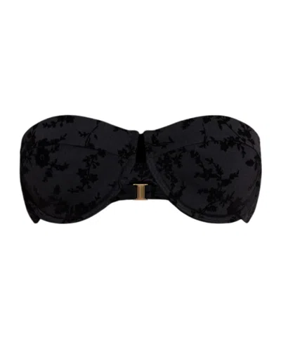 Zimmermann Tube Top Bikini Top In Black