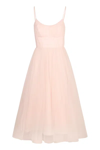 Zimmermann Tulle Dress In Pink