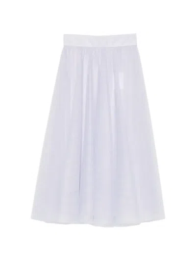 Zimmermann Tulle Layered Midi Skirt In Purple