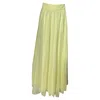 Zimmermann Tulle Maxi Skirt In Yellow Polyamide In Yellow