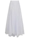 Zimmermann Sheer Overlay High-waisted Layered Tulle Skirt In Lbl Light Blue