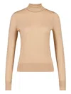 Zimmermann Turtleneck Cashmere Sweater In Neutral