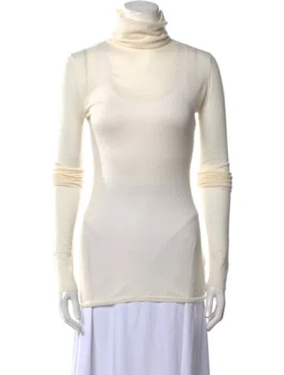 Pre-owned Zimmermann Turtleneck Sweater In Neutral