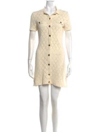 Pre-owned Zimmermann Tweed Sweater In Neutrals