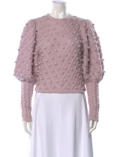 Pre-owned Zimmermann Unbridled Bauble Crew Neck Sweater In Purple