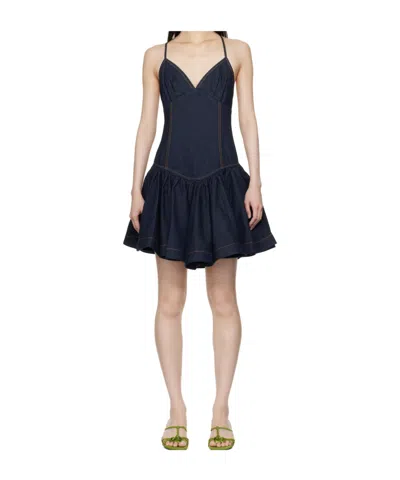Zimmermann Sleeveless Dress In Blue