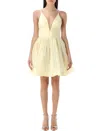 Zimmermann Illuminate Mini Dress In Yellow