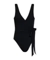 Zimmermann V-neck One-piece Swimsuit In Black