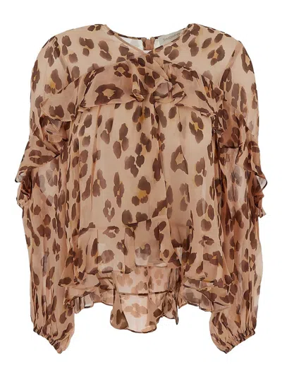 Zimmermann V-neck Top In Pink