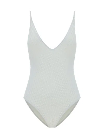 Zimmermann Lightburst Pintuck Swimsuit In Multicolor