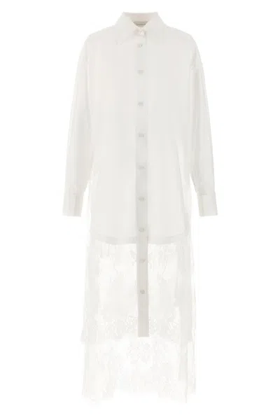 Zimmermann Vaillant Lace Midi Dress In White