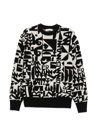 Zimmermann Valaint Wool Sweater In Black