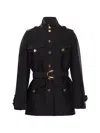 Zimmermann Valiant Belted Button-up Jacket In Black