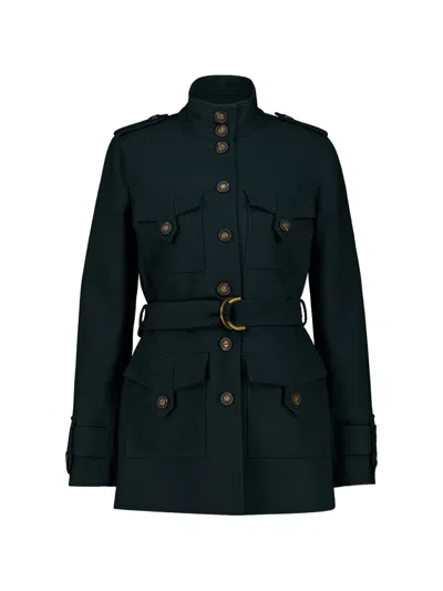 Zimmermann Valiant Belted Utility Jacket In Black
