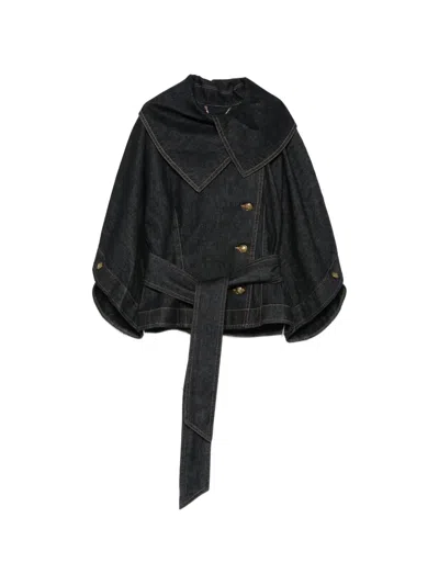 Zimmermann Valiant Buttoned Denim Jacket In Blue