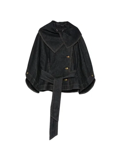 Zimmermann Valiant Buttoned Denim Jacket In Blue