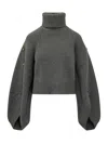 Zimmermann Valiant Buttoned Sweater In Graphite