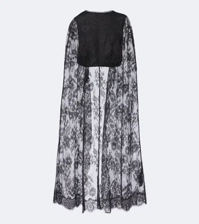 Zimmermann Valiant Sheer Tulle Cotton-blend Cropped Top In Black