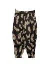 Zimmermann Valiant Harem Floral-print Silk Pants In Black