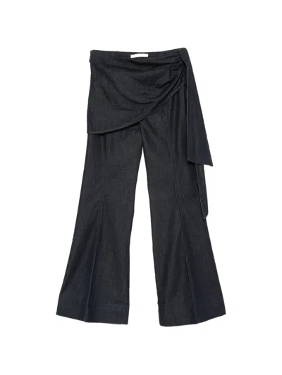Zimmermann Valiant Flared Denim Jeans In Blue