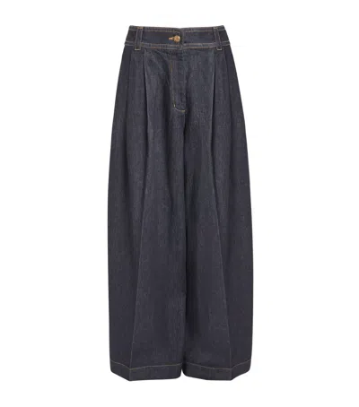 Zimmermann Valiant Flared Jeans In Blue