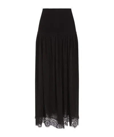 Zimmermann Valiant Lace Maxi Skirt In White