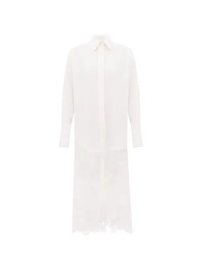 Zimmermann Valiant Lace Tunic Shirt In White