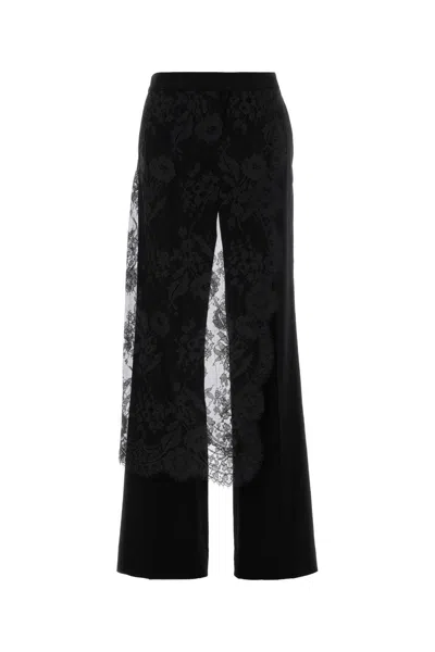 Zimmermann Valiant Lace Wrap Pant In Black
