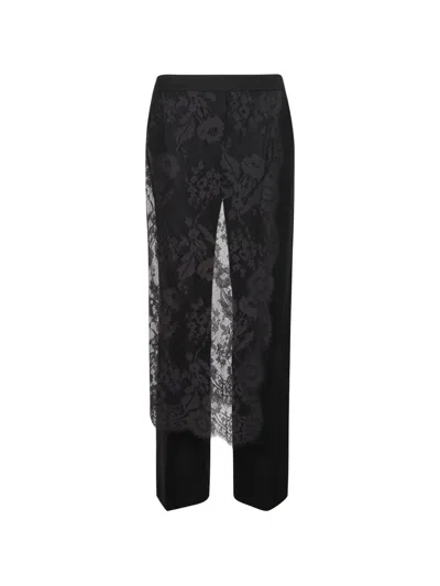 Zimmermann Valiant Lace Wrap Pants In Black