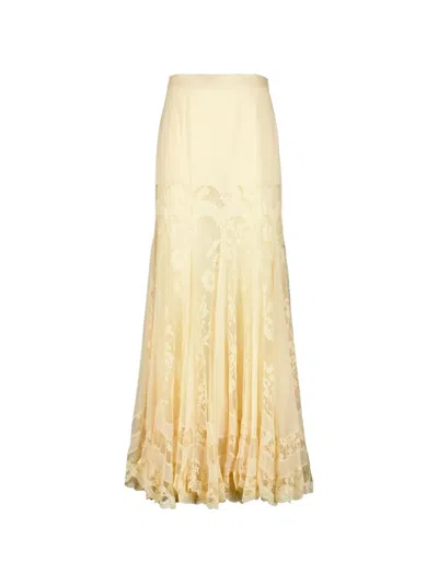 Zimmermann Valiant Panelled Maxi Skirt In Neutrals
