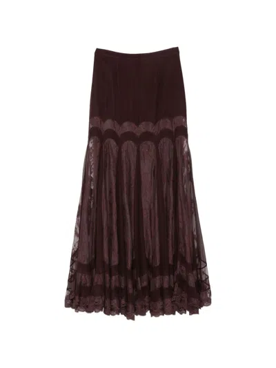 Zimmermann Valiant Skirt In Brown