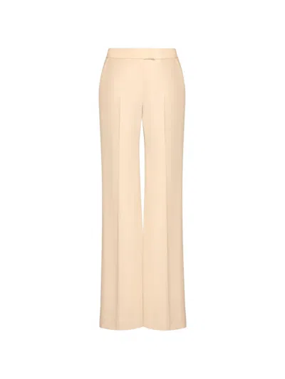 Zimmermann Valiant Straight-leg Trousers In Nude