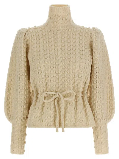 Zimmermann Valiant Sweater In Cream