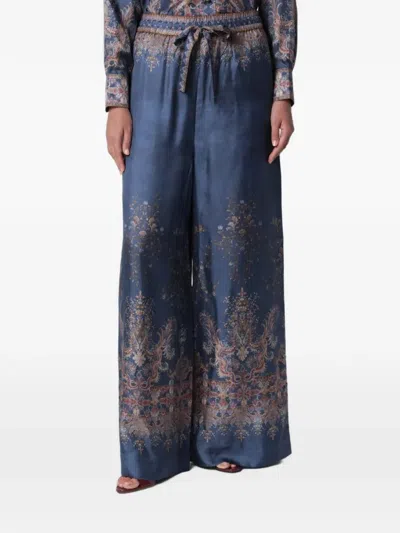 Zimmermann Valiant Track Pants In Blue