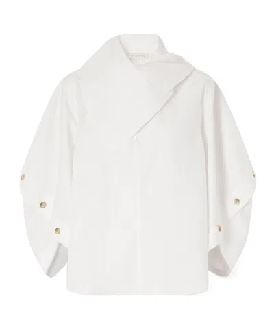 Zimmermann Valiant Utility Cotton Shirt In White