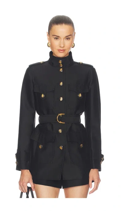 Zimmermann Valiant Utility Jacket In Animal Print