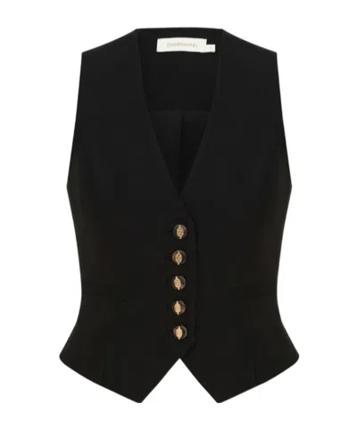 Zimmermann Valiant Waistcoat In Black