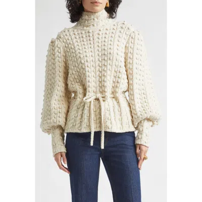 ZIMMERMANN ZIMMERMANN VALIANT WOOL BAUBLE TURTLENECK SWEATER