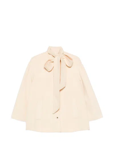 Zimmermann Valiant Wool Blend Coat In White