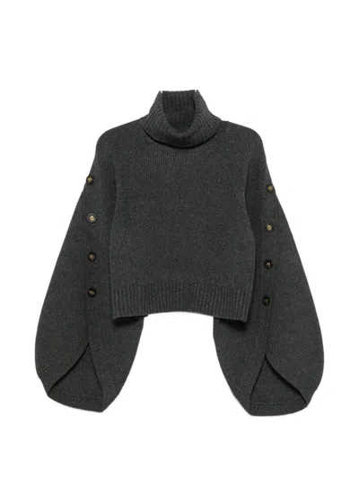 Zimmermann Valiant Wool Jumper In Grey