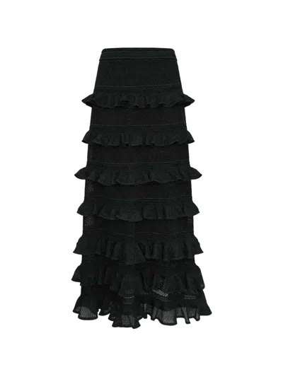 Zimmermann Valliant Skirt In Green