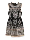 Zimmermann Sleeveless Mini Dress With Floral Patterns