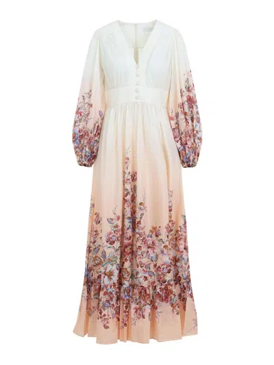 ZIMMERMANN AWAKEN PLUNGE MAXI DRESS