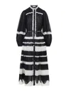 Zimmermann Rhiannon Billow Maxi Dress In Black