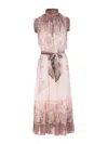 Zimmermann Alchemy Belted Paisley-print Chiffon Midi Dress In Multi