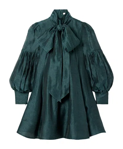 Zimmermann Victorian-style Mini Skirt In Blue