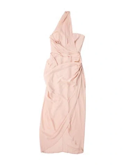 Pre-owned Zimmermann Vintage Midi Length Dress In Pink
