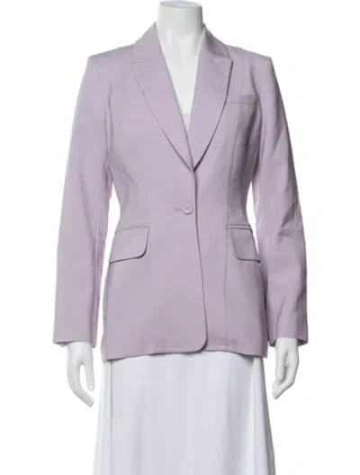Pre-owned Zimmermann Virgin Wool Blazer In Purple