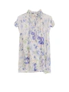 ZIMMERMANN VISCOSE TOP WITH FLORAL PRINT