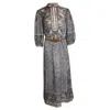 Zimmermann Belted Paisley-print Linen Midi Dress In Multi